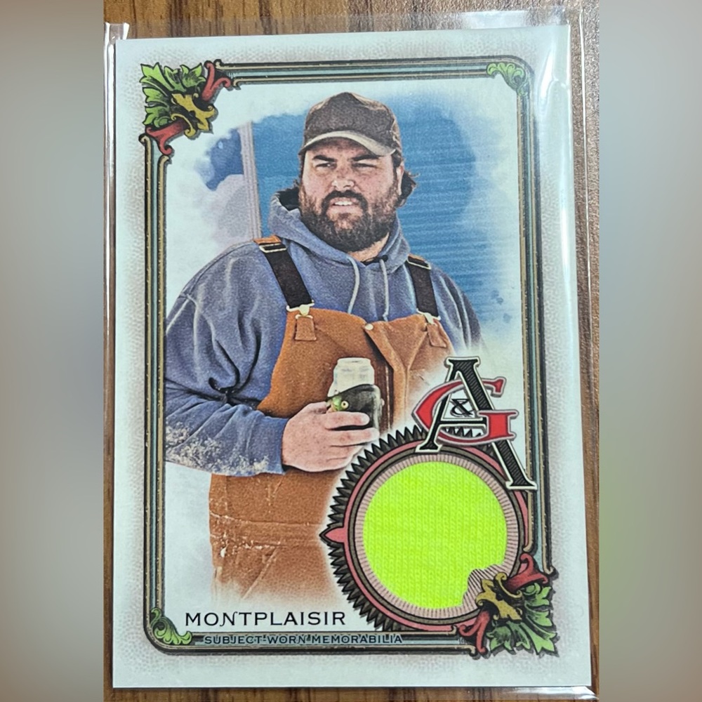 2023 Myles Montplaisir memorabilia card!